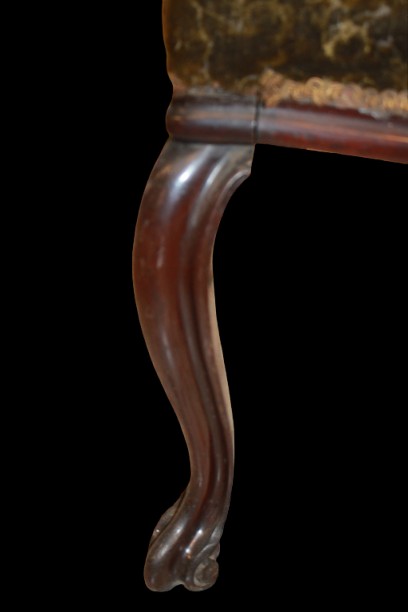 Gruppo di 4 sedie in Mogano Stile Regency inglesi-photo-1