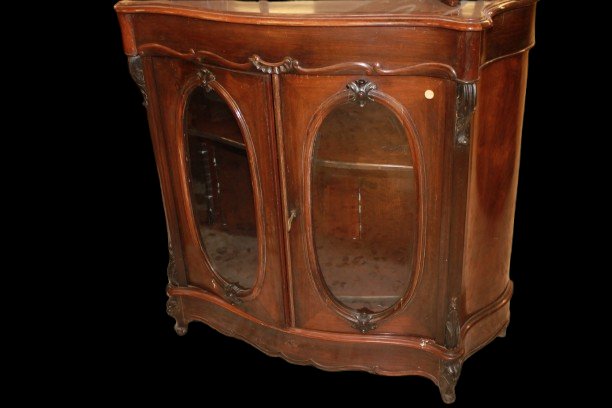 Credenzino Cabinet Francese di metà 1800 in Palissandro-photo-4