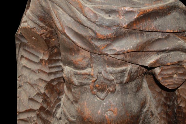 Grande scultura in legno Italiana del 1700-photo-3