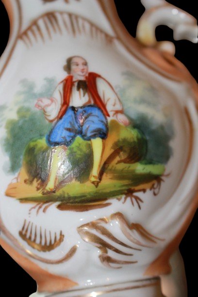 Coppia di Vasi Francesi del 1800 Traforati e Mossi-photo-1