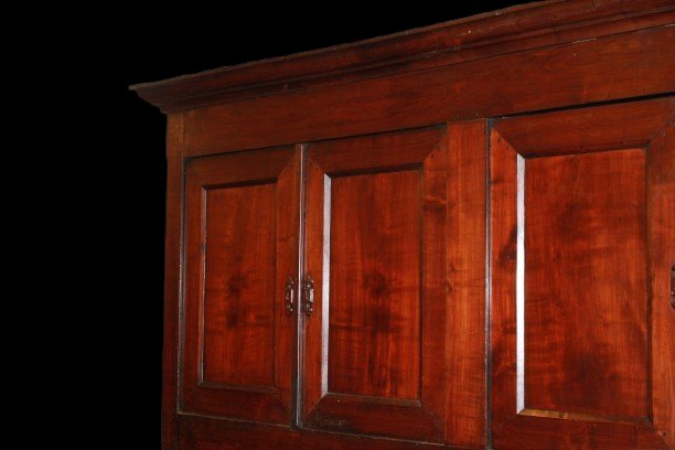 Grande Credenza Italiana Doppio Corpo a 8 Ante inizio 1800-photo-2