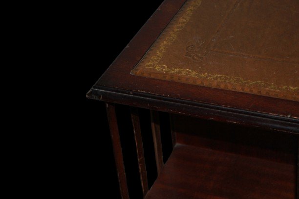 Libreria Inglese Girevole della Seconda Metà del 1800 In Mogano-photo-2