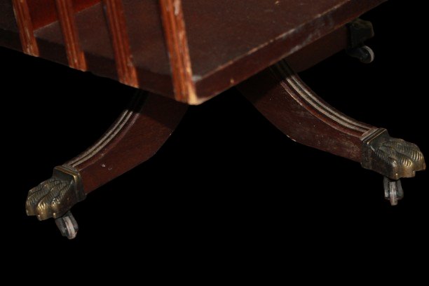 Libreria Inglese Girevole della Seconda Metà del 1800 In Mogano-photo-4