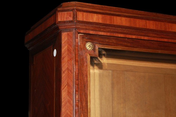 Alta Vetrina Armadio Stile Luigi XVI del 1800-photo-2