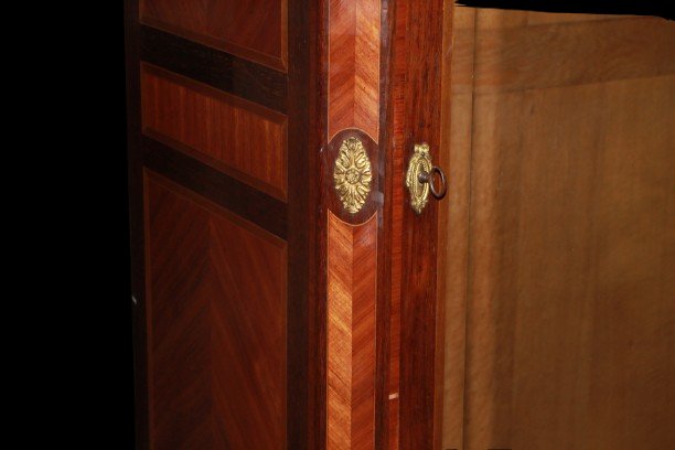 Alta Vetrina Armadio Stile Luigi XVI del 1800-photo-3