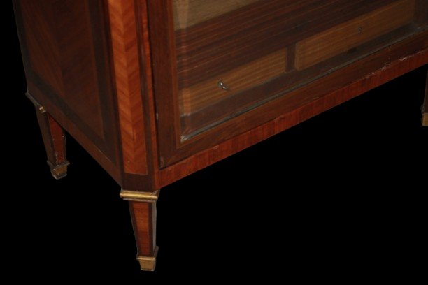 Alta Vetrina Armadio Stile Luigi XVI del 1800-photo-4