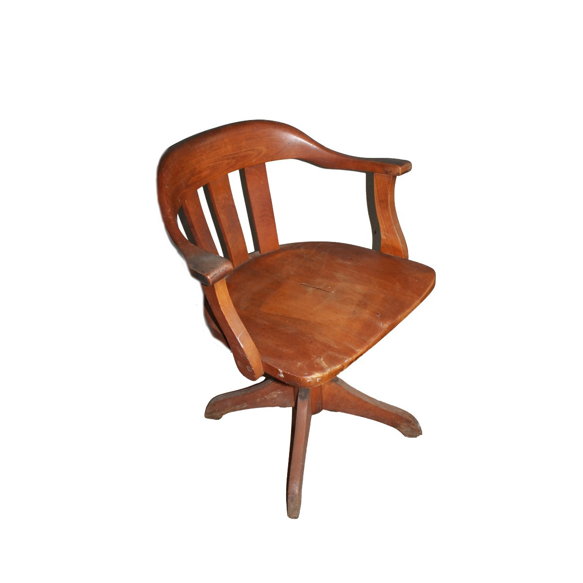 Poltrona Girevole da Scrivania inglese XX secolo