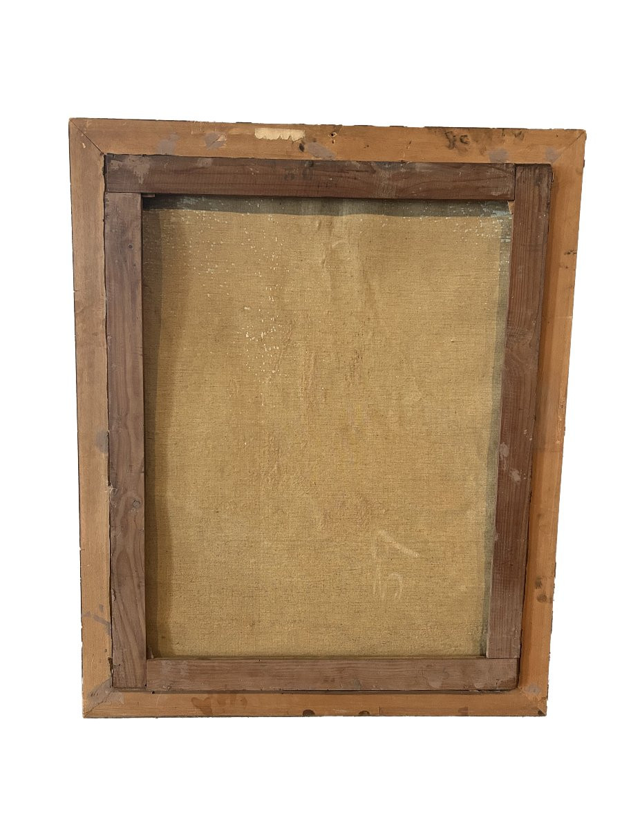 Olio su tela Natura Morta del XX secolo-photo-4