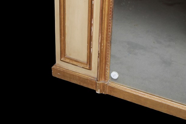 Caminiera Francese del 1800 con Dipinto Scena Galante-photo-1