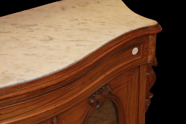 Piccola Vetrinetta Bassa Francese del 1800 Luigi Filippo-photo-3