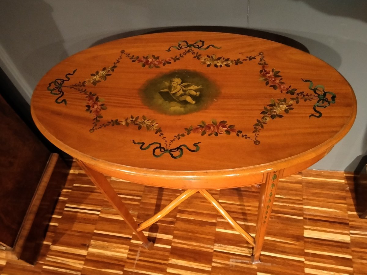 Tavolino satinwood con pitture-photo-2