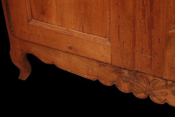 Credenza Alta Provenzale a 2 porte in Legno Ciliegio-photo-4