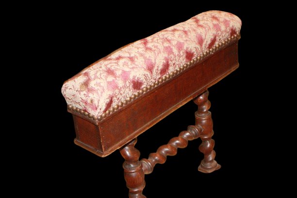 Sedia Inginocchiatoio Francese in legno di Rovere XIX secolo-photo-2
