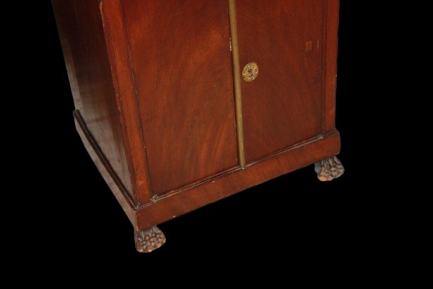 Credenzino francese con vetrina e piano scrittoio stile Impero della prima metà del 1800-photo-1