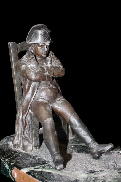 Scultura Francese Raffigurante Napoleone Bonaparte XIX secolo-photo-2