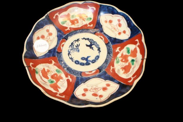 Gruppo di 6 Piatti Giapponesi Imari XIX secolo-photo-4