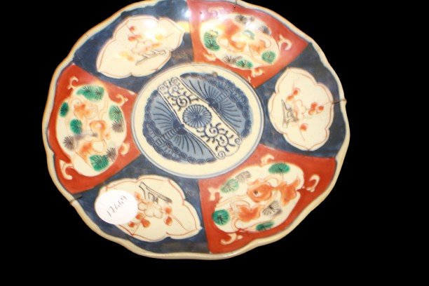 Gruppo di 6 Piatti Giapponesi Imari XIX secolo-photo-1