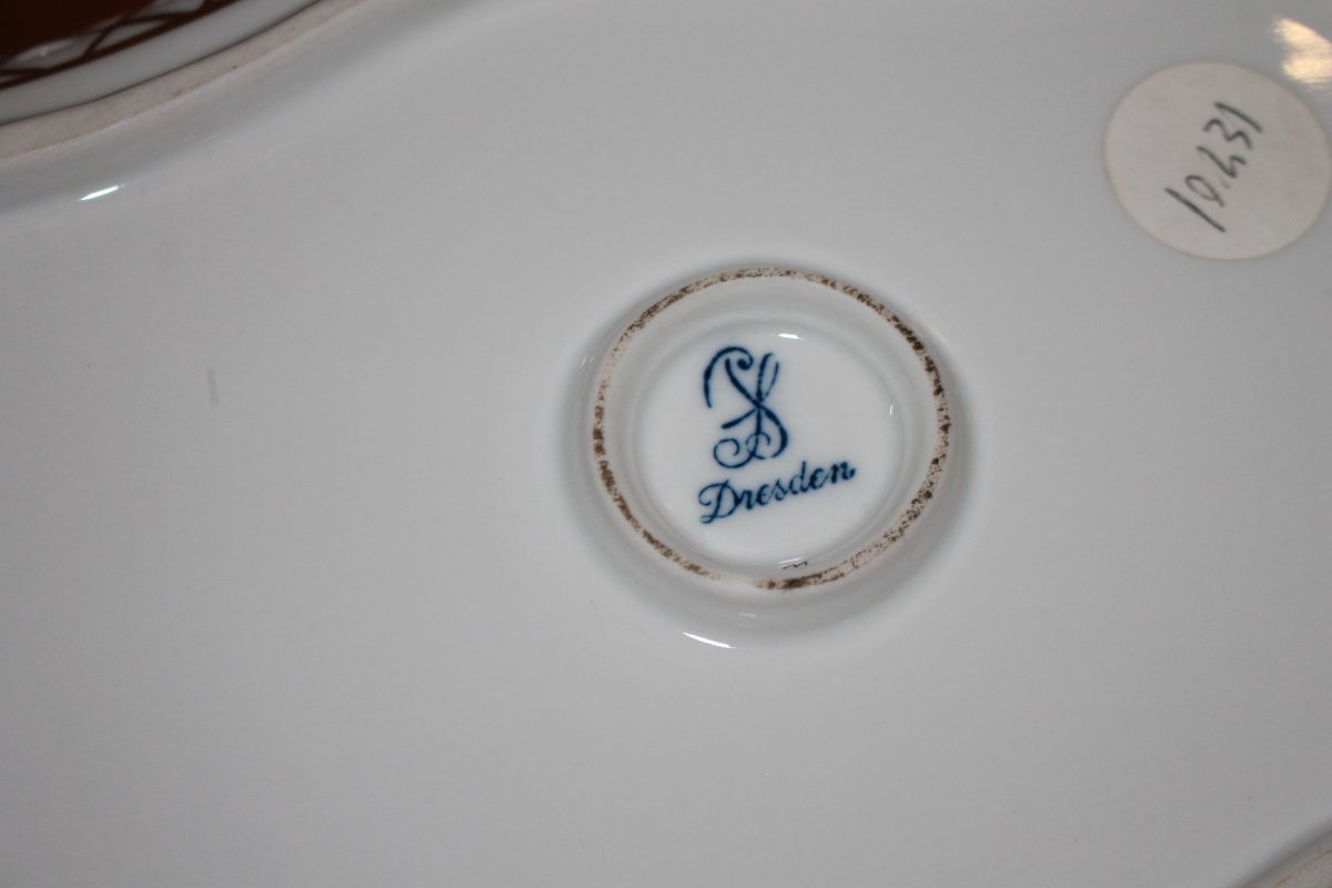 Svuota tasche in Porcellana Firmata Dresda-photo-3