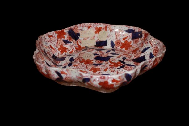 Piatto Centrotavola inglese di gusto Giapponesi Imari XIX secolo-photo-3