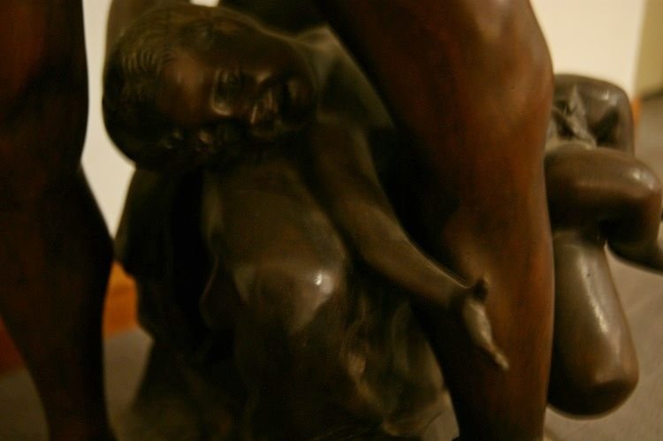 Scultura in bronzo firmata A. De Luca-photo-2