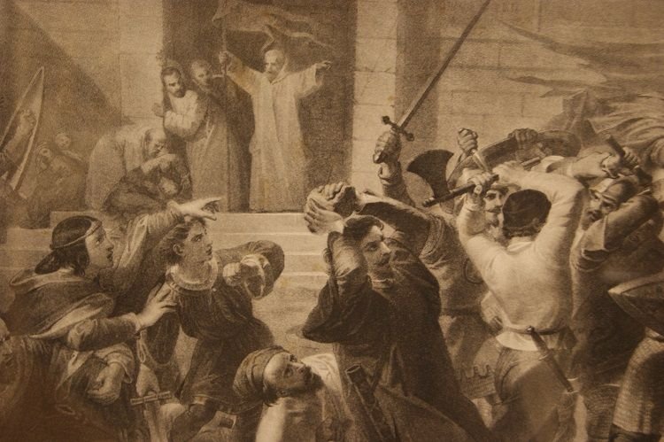 Stampa italiana "La cacciata di Federico Barbarossa da Alessandria"-photo-1