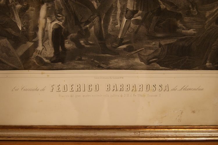 Stampa italiana "La cacciata di Federico Barbarossa da Alessandria"-photo-2
