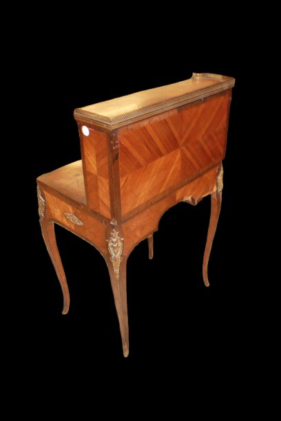 Piccolo bonheur du jour Stile Luigi XV di metà 1800-photo-1