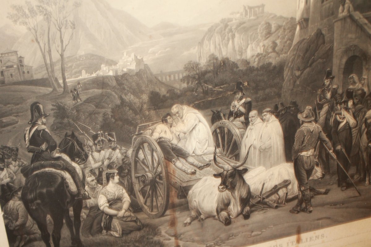 Stampa Francese del 1800 CONFESSION D'UN CHEF DE BRIGANDS ITALIENS.-photo-2
