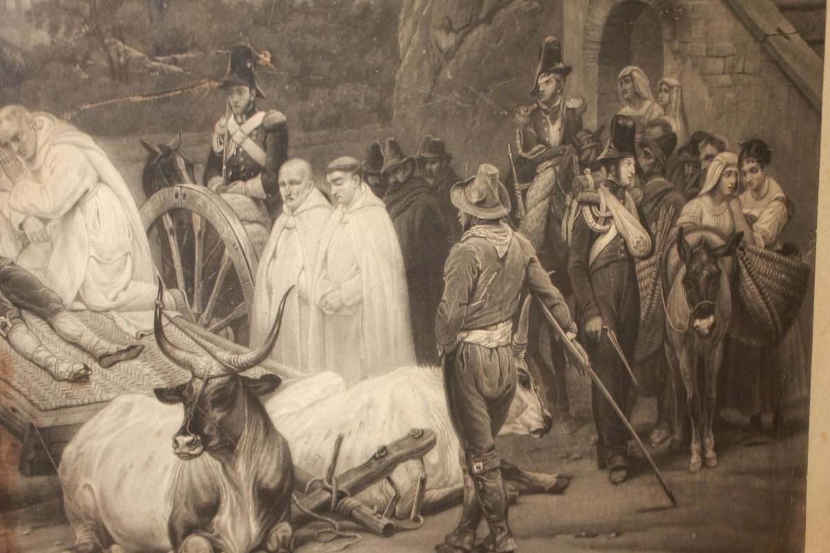 Stampa Francese del 1800 CONFESSION D'UN CHEF DE BRIGANDS ITALIENS.-photo-1