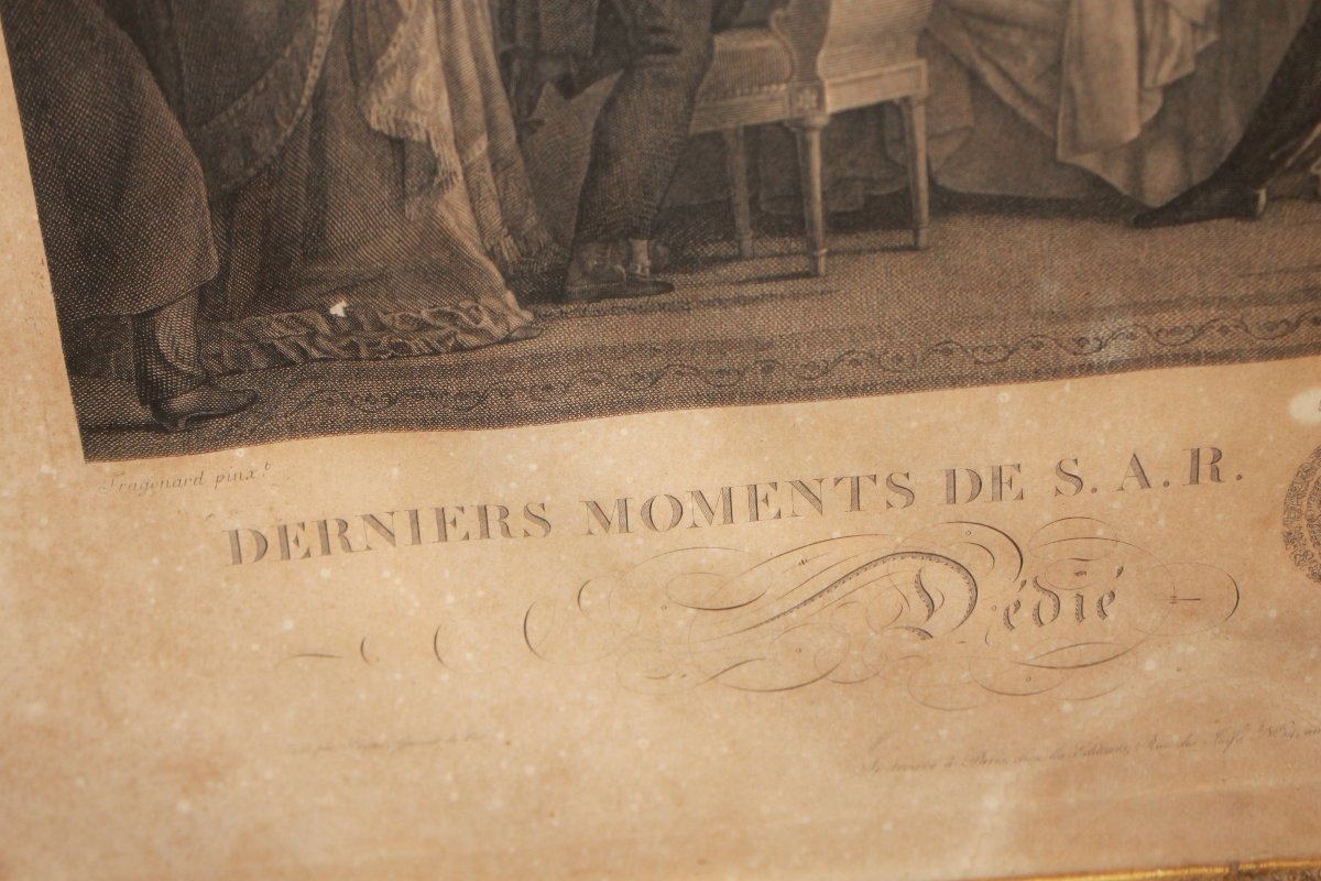 Stampa Francese derniers moments de s.a.r. monseigr duc de berry-photo-4