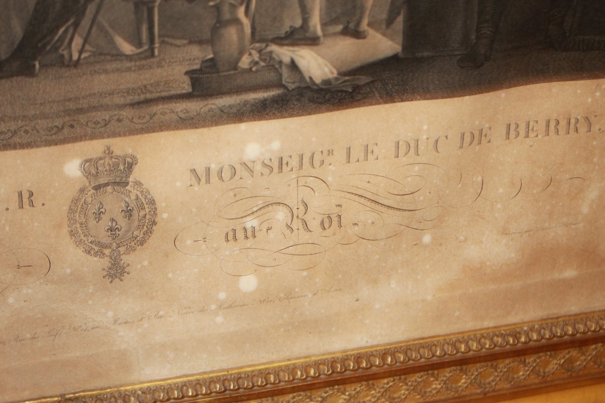 Stampa Francese derniers moments de s.a.r. monseigr duc de berry-photo-2