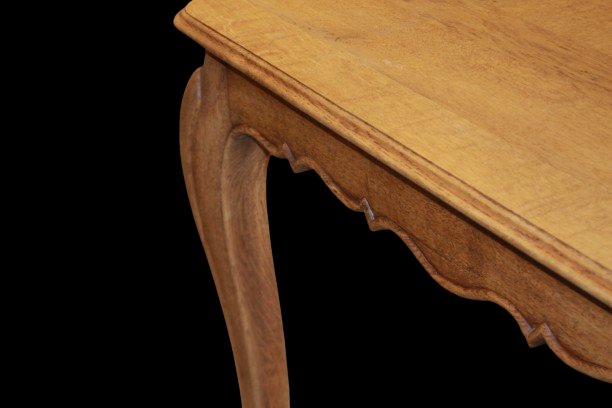 Tavolo allungabile Provenzale del 1800 in Rovere (Sverniciato)-photo-3