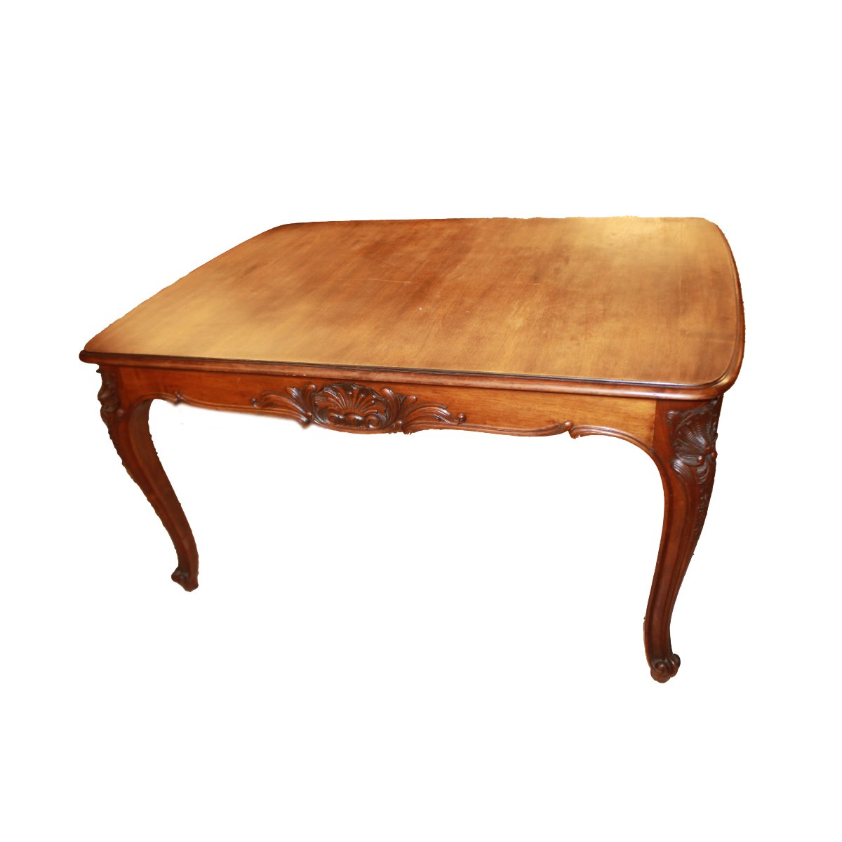Tavolo Fisso stile Provenzale di fine 1800 in legno di noce