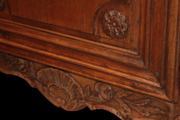 Credenzino Alto stile Provenzale del 1800 in legno di Rovere-photo-1