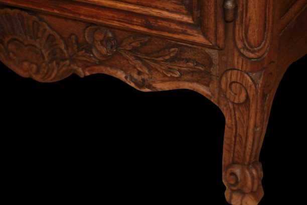 Credenzino Alto stile Provenzale del 1800 in legno di Rovere-photo-2
