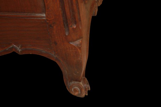 credenza francese Provenzale della seconda metà del 1800 in legno massello di rovere-photo-2