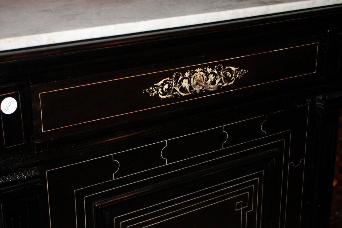 Elegante credenzino lombardo di inizio XIX secolo-photo-2