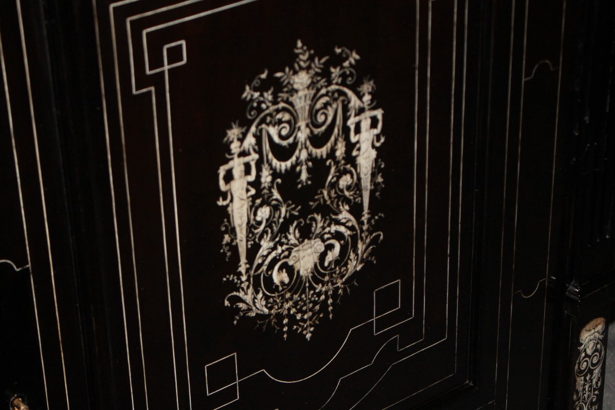 Elegante credenzino lombardo di inizio XIX secolo-photo-3