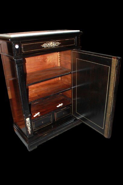 Elegante credenzino lombardo di inizio XIX secolo-photo-5