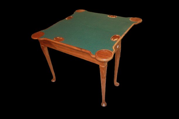 Tavolo da gioco a libro in Legno di mogano-photo-1