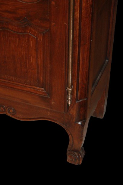 Piccola vetrina provenzale in rovere XIX secolo-photo-1