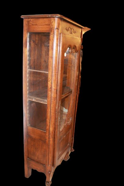 Piccola vetrina provenzale in rovere XIX secolo-photo-2