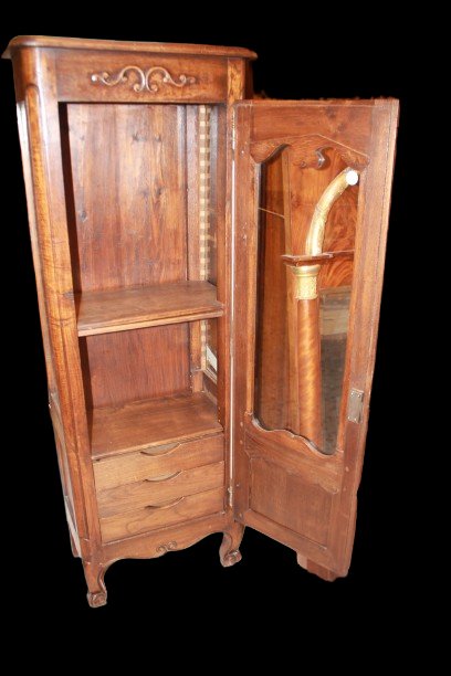 Piccola vetrina provenzale in rovere XIX secolo-photo-3