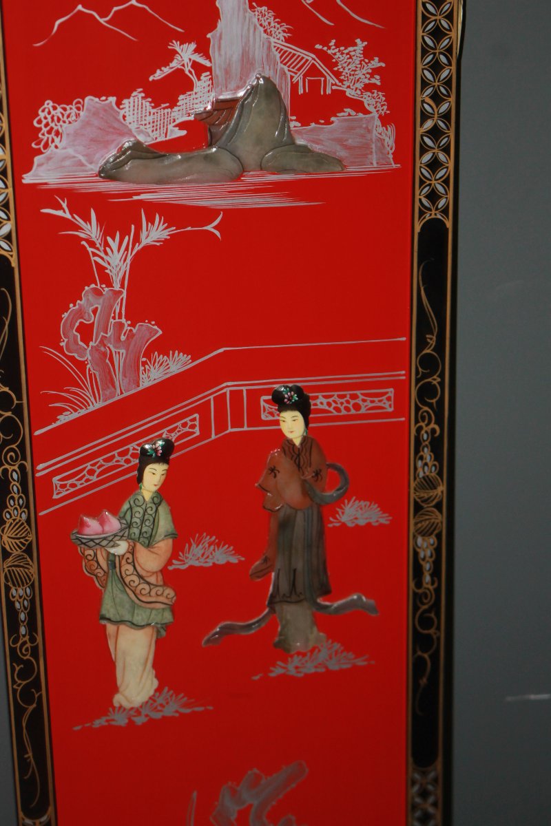 6 Pannelli cinesi decorativi – prima metà del XX secolo-photo-4