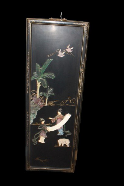 6 Pannelli cinesi decorativi – prima metà del XX secolo-photo-3