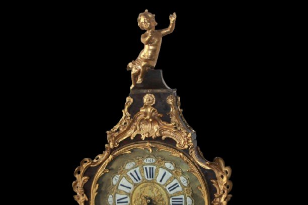 Orologio pensile francese stile Luigi XV – seconda metà del XVIII secolo-photo-2