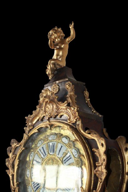 Orologio pensile francese stile Luigi XV – seconda metà del XVIII secolo-photo-3