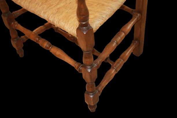 Coppia di Bellissime Poltrone Stile Provenzale di fine 1800 in noce-photo-1