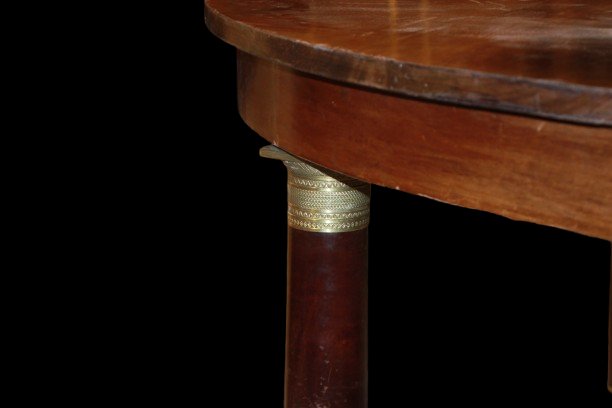 Tavolo da sala allungabile stile Impero francese di fine Ottocento-photo-2