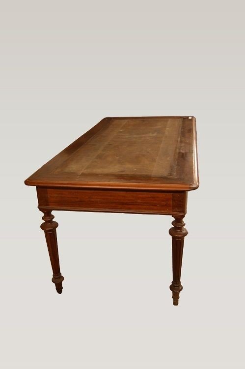 Elégant Bureau Louis Philippe En Acajou De 1800 Français-photo-2